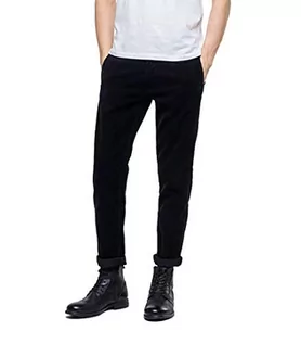 Spodnie męskie - Replay Spodnie męskie, czarny (Black 98), 30W x 30L - grafika 1