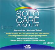 Płyny do soczewek kontaktowych - Solo-Care Aqua - 3 x 360ml - miniaturka - grafika 1