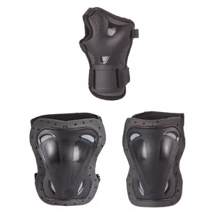 Rollerblade Skate Gear 3 Pack Black L - Ochraniacze - miniaturka - grafika 1