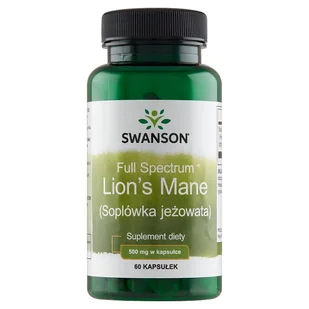 Full Spectrum Lion'S Mane Mushroom 60Kaps. - Suplementy naturalne - miniaturka - grafika 1