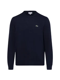 Lacoste Męski sweter z dzianiny Mężczyźni niebieski jednolity, 3 - Swetry męskie - miniaturka - grafika 1