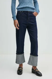 Sisley jeansy damskie high waist 4RFNLE03L - Spodnie damskie - miniaturka - grafika 1