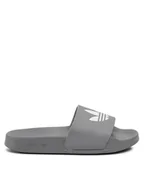 Klapki i japonki damskie - adidas Klapki adilette Lite FU7592 Szary - miniaturka - grafika 1