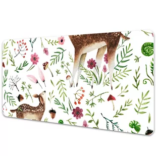 Duża podkładka na biurko dla dzieci Łania 90x45 cm - Podkładki na biurko - miniaturka - grafika 1