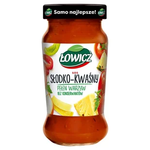Łowicz SOS SŁODKO-KWAŚNY 350 G zakupy dla domu i biura 36392207 - Sosy w słoikach - miniaturka - grafika 1