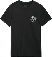 Koszulki męskie - T-shirt męski 4F WSS25TTSHM1980 - czarny L - miniaturka - grafika 1