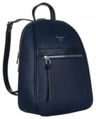 Plecaki - Praktyczny miejski plecak damski ze skóry ekologicznej — David Jones - miniaturka - grafika 1