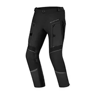 Odzież motocyklowa - SHIMA Hero 2.0 Spodnie motocyklowe dla mężczyzn – całoroczne wzmocnione przygody Cordura męskie spodnie cargo z wodoodporną membraną, warstwą grzewczą, ochraniacze na kolana CE (czarne, 5XL) - miniaturka - grafika 1