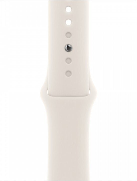 Apple Pasek sportowy w kolorze księżycowej poświaty do koperty 40 mm - rozmiar M/L