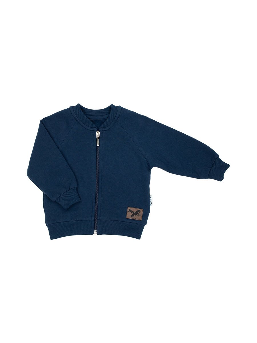 Chłopięca bluza dresowa rozpinana granatowa Nicol