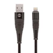 Kable USB - Forever TelforceOne Kabel do iPhone 8-pin Shark czarny GSM036394 - miniaturka - grafika 1