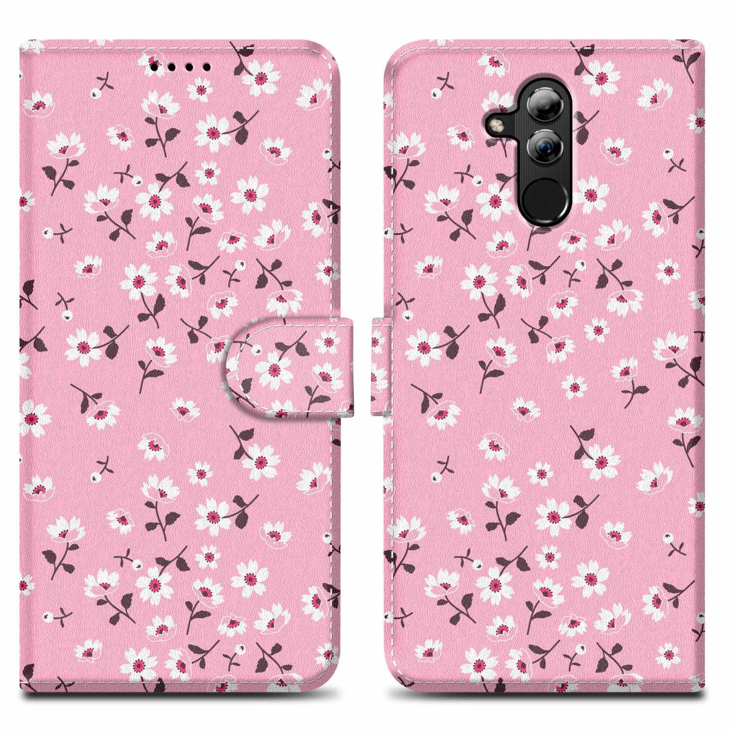 Etui ochronne Cadorabo do Huawei MATE 20 LITE różowe etui na telefon komórkowy etui ochronne etui magnetyczne pokrowiec na etui