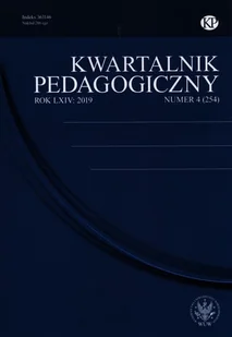 Kwartalnik Pedagogiczzny 2019/4 - Czasopisma - miniaturka - grafika 1