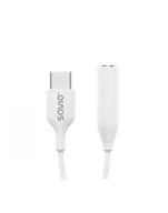 Kable - savio Adapter USB-C - Mini Jack 3,5 mm, Samsung, AK-52 - miniaturka - grafika 1