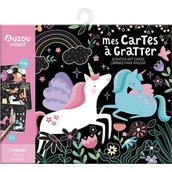 Łamigłówki - Auzou Wydrapywanka Jednorożec 15511 - miniaturka - grafika 1