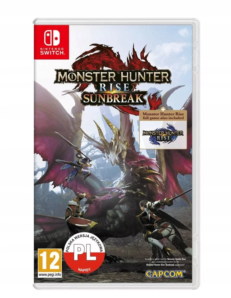 Monster Hunter Rise: Sunbreak GRA NINTENDO SWITCH