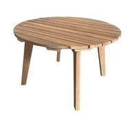 Stoły ogrodowe - Stolik okrągły drewniany 52 cm - miniaturka - grafika 1