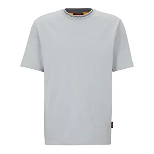 BOSS Terete T-shirt męski, Light/Pastel Grey50, XL - Koszulki męskie - miniaturka - grafika 1