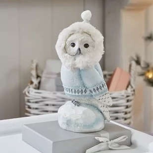 Ozdobna sowa Hedwig - Ozdoby bożonarodzeniowe - miniaturka - grafika 1