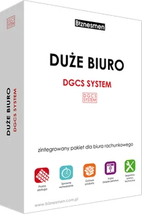 Duże Biuro DGCS System-pakiet dla biura rachunkowego Duże Biuro DGCS System - Programy finansowe i kadrowe - miniaturka - grafika 1