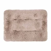 Drapaki dla kotów - Legowisko Dogguru 70x100 cm, miękkie futro shaggy, beżowe - miniaturka - grafika 1