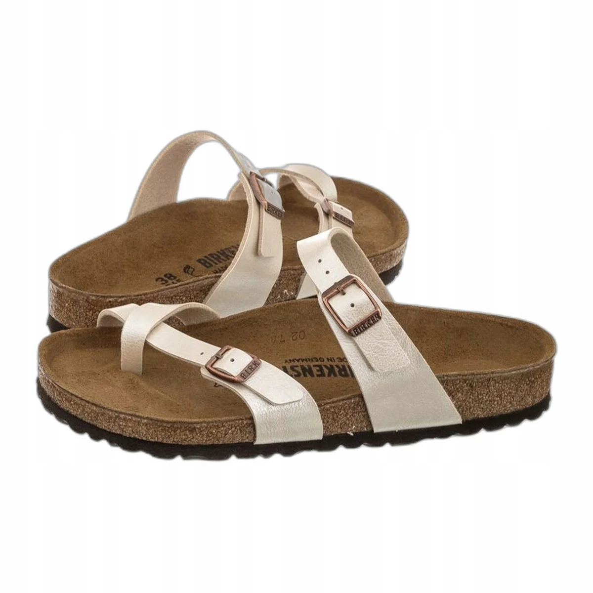 Birkenstock Mayari sandały klapki damskie białe rozmiar 39