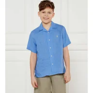 Bluzki dla chłopców - POLO RALPH LAUREN Lniana koszula Loose fit - miniaturka - grafika 1