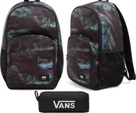 Plecaki - VANS ZESTAW 2W1 PLECAK + PIÓRNIK VANS OLD SKOOL DUŻY BLACK LIMITOWANY MOTYW - miniaturka - grafika 1