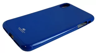 JELLY CASE silikon etui do iPhone XS Max - BLUE - Etui i futerały do telefonów - miniaturka - grafika 1