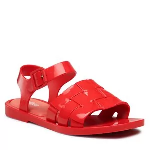 Sandały damskie - Sandały Melissa - Basket Sandal Ad 33807 Red AK757 - grafika 1