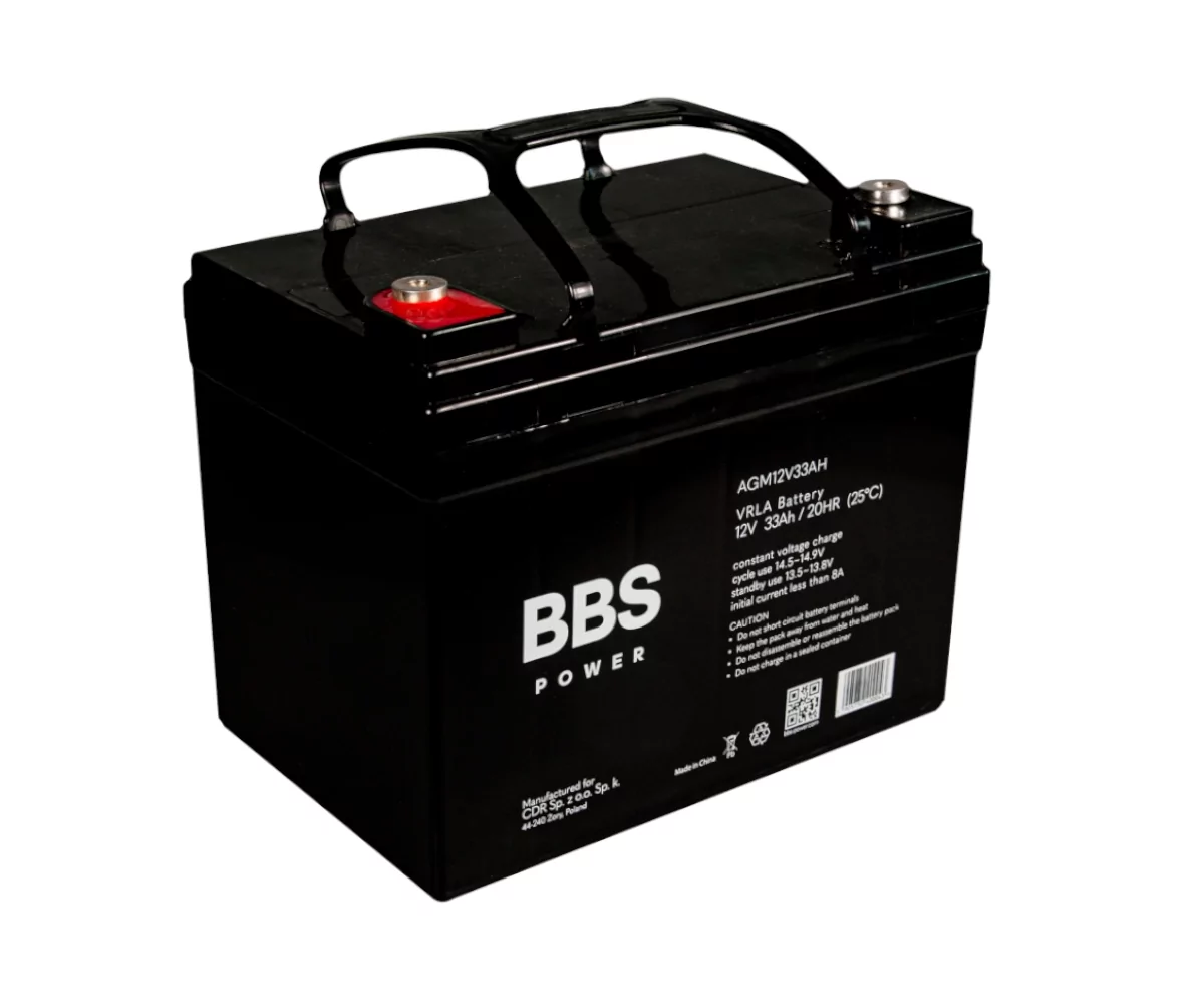 BBS Power Akumulator VRLA AGM 12V 33Ah - Ceny i opinie na
