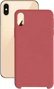 Etui na telefon komórkowy iPhone XS Max KSIX Soft Red - Etui i futerały do telefonów - miniaturka - grafika 1