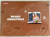 Figurki dla dzieci - Original Pop Mart Merry Christmas Pop Bean Card Set Gingerbread Hose Labubu - miniaturka - grafika 1