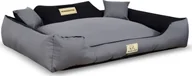 Legowiska dla psów - AIO FACTORY Legowisko rozbieralne antypoślizgowe MM44 115x95cm szare KingDog - miniaturka - grafika 1