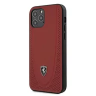 Etui i futerały do telefonów - Ferrari FEOGOHCP12MRE iPhone 12/12 Pro 6,1" czerwony/red hardcase Off Track Perforated - miniaturka - grafika 1