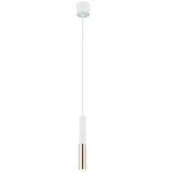 Lampy sufitowe - Orlicki Design Lampa wisząca Slimi S Bianco Rose Gold OR80858 - miniaturka - grafika 1