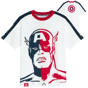 Cool Club, T-shirt chłopięcy, biały, Marvel Super Heroes - Koszulki dla chłopców - miniaturka - grafika 1