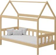 Łóżka dla dzieci i młodzieży - Elior Łóżko dla dziecka z barierkami, sosna - Dada 3X 190x80 cm - miniaturka - grafika 1
