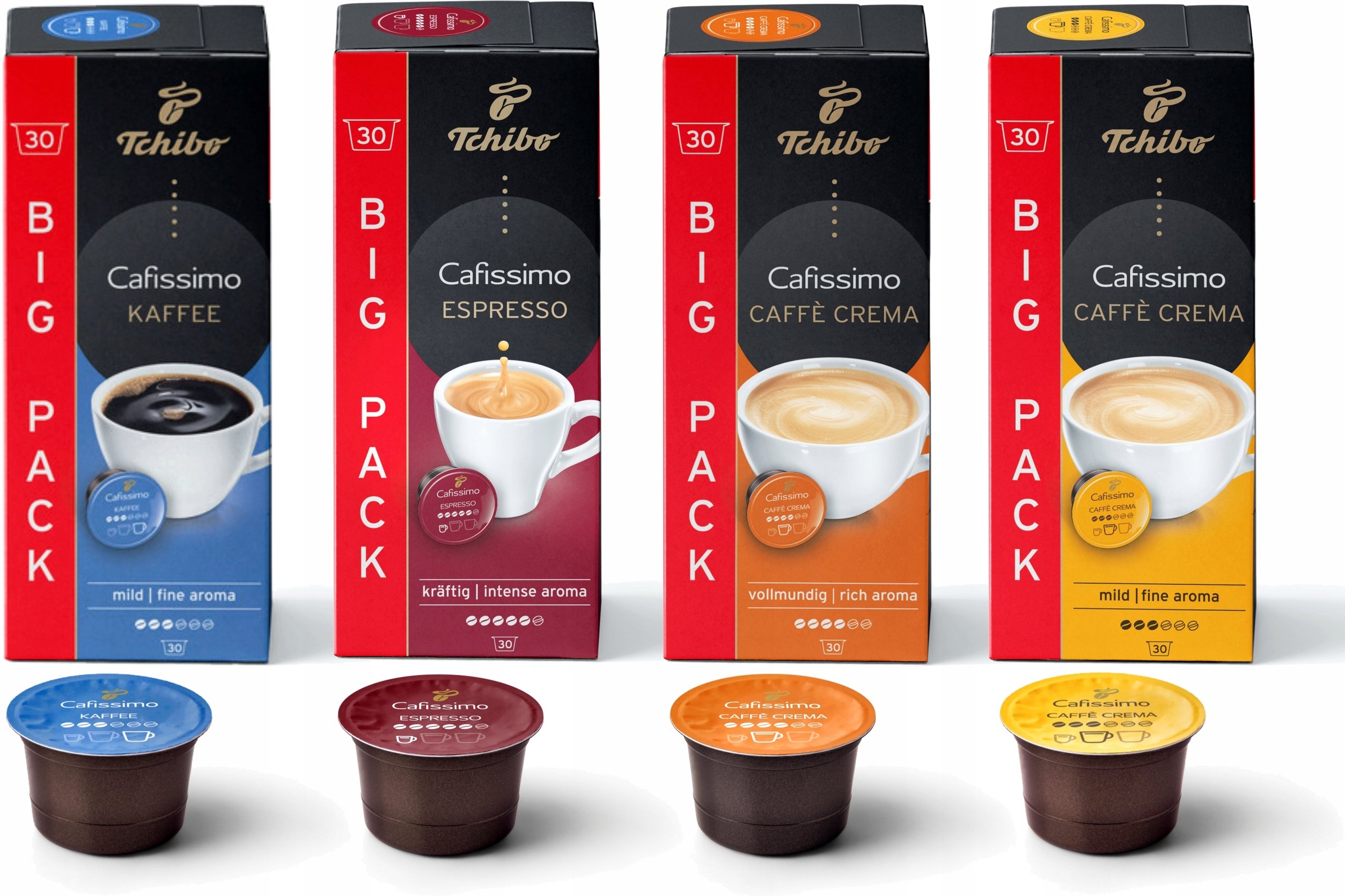 Zestaw kapsułki Tchibo Cafissimo Caffe Crema 120