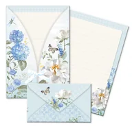 Szkolne artykuły papiernicze - Papeteria, 10 arkuszy, Spring Blooms - miniaturka - grafika 1