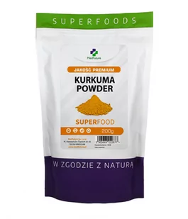 Medfuture Kurkuma PREMIUM mielona 100% naturalna - 200 g - Zdrowa żywność - miniaturka - grafika 1