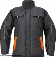 Odzież robocza - CERVA MAX VIVO PARKA - kurtka - czarny/pomarańczowy 4XL - miniaturka - grafika 1