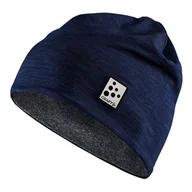 Czapki męskie - Czapka CRAFT MICROFLEECE HAT 1911719-396200 – Granatowy - miniaturka - grafika 1