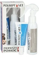 Specjalistyczne artykuły dla zwierząt - Polisept VET Apteczka - pierwsza pomoc (Spray 100ml + Wound Gel 30ml) - miniaturka - grafika 1