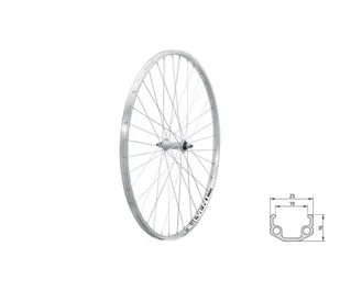 Kellys Koło rowerowe przednie kellys event f 28" srebrny - Koła rowerowe - miniaturka - grafika 1