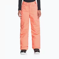 Spodnie narciarskie - Spodnie snowboardowe dziecięce Roxy Backyard pomarańczowe ERGTP03028 - miniaturka - grafika 1