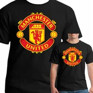 Koszulki męskie - Koszulka Manchester United Prezent M 0164 Czarna - miniaturka - grafika 1