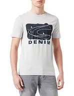 Koszulki męskie - camel active Męski T-shirt, Cloudy Grey, S - miniaturka - grafika 1