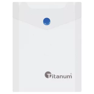 Titanum Teczki kopertowe pionowa A7 bezbarwna 180um (TKV7CL) - Teczki i skoroszyty - miniaturka - grafika 1