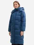 Kurtki damskie - Kurtka zimowa długa damska Tom Tailor 1042917 XL Niebieska (4068127234193) - miniaturka - grafika 1